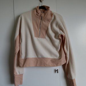 Never worn cropped fleece sweater